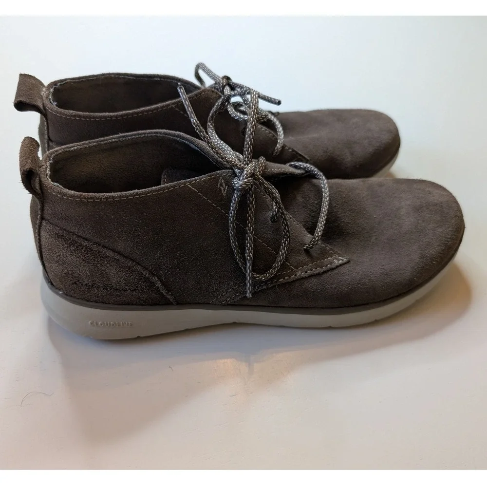Eddie Bauer Cloudline Womens 9 Brown Suede Chukka Desert Ankle‎ Boots 0119-762